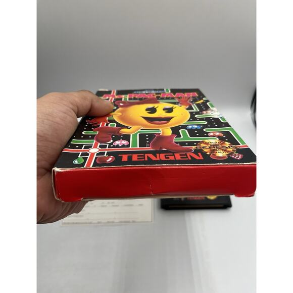 Ms. Pac-Man (Sega Genesis, 1991) Complete CIB Tested Cardboard Box - Picture 5 of 9